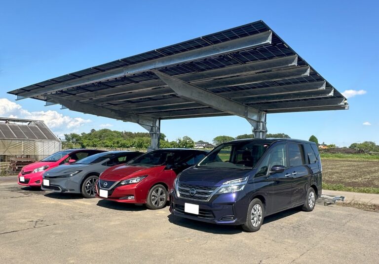 ソーラーカーポートすっきりGX-埼玉県深谷市施工実績
